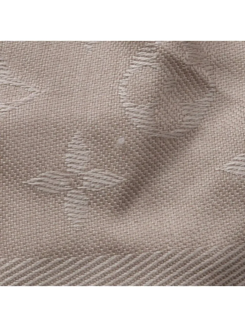 Louis Vuitton Shawl Monogram Gray Silk Scarf